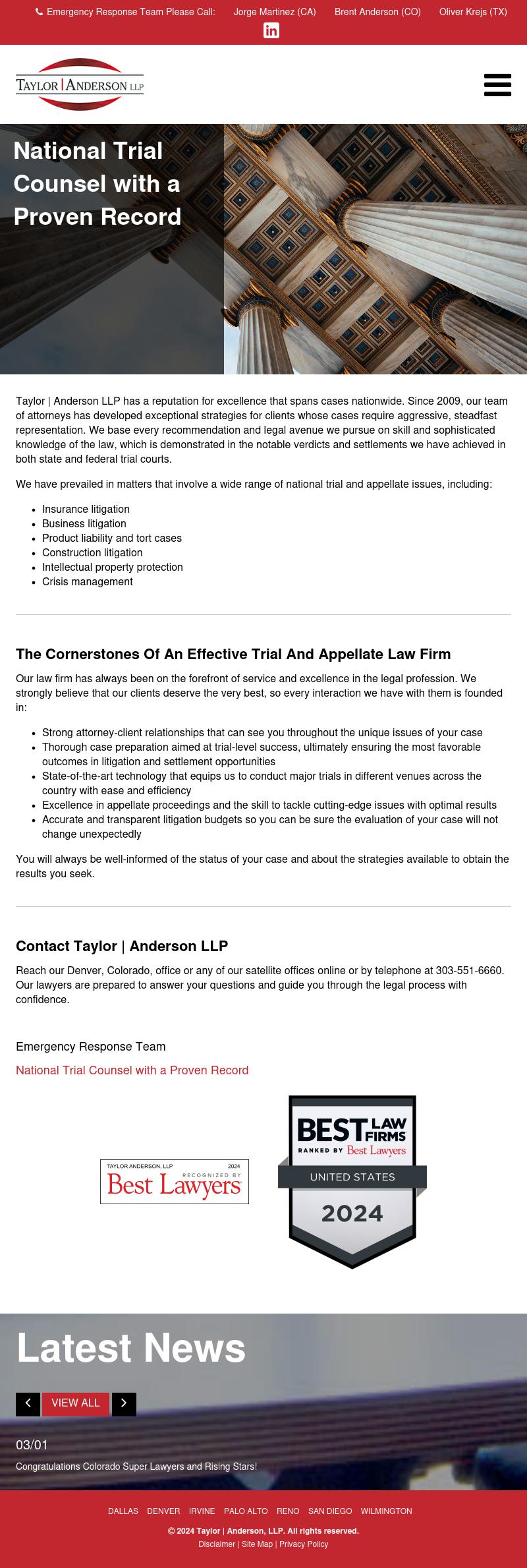 Taylor | Anderson, LLP - Irvine CA Lawyers